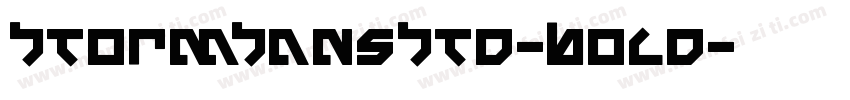 StormSansStd-Bold字体转换