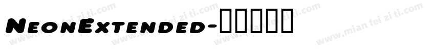 NeonExtended字体转换