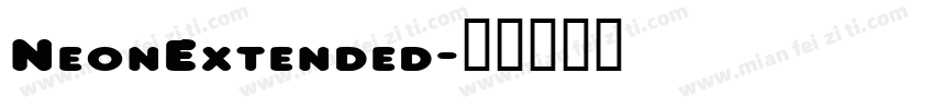 NeonExtended字体转换