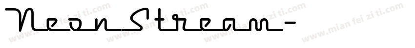 NeonStream字体转换
