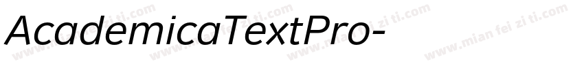 AcademicaTextPro字体转换
