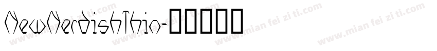 NewNerdishThin字体转换