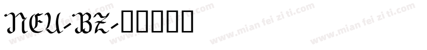 NEU-BZ字体转换