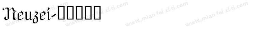 Neuzei字体转换