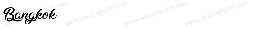 Bangkok字体转换