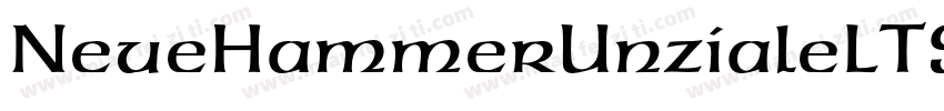 NeueHammerUnzialeLTStd字体转换