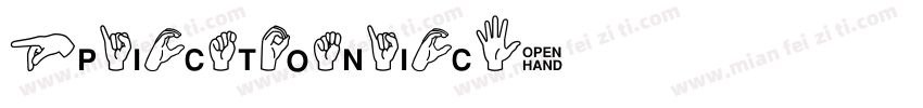 pictonic字体转换