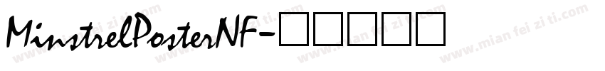 MinstrelPosterNF字体转换