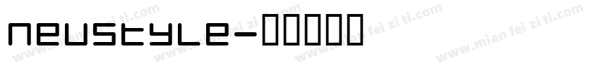 Neustyle字体转换