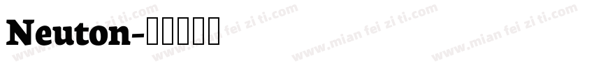 Neuton字体转换
