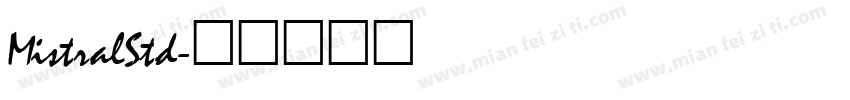 MistralStd字体转换