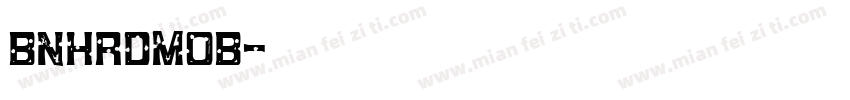 BNHRDMOB字体转换