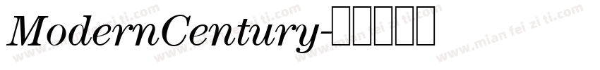 ModernCentury字体转换