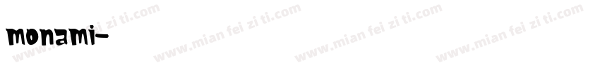 monami字体转换
