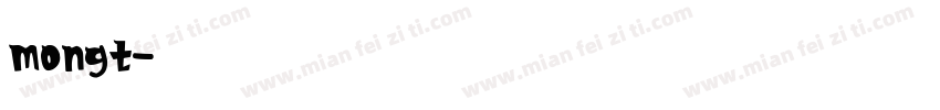 mongt字体转换