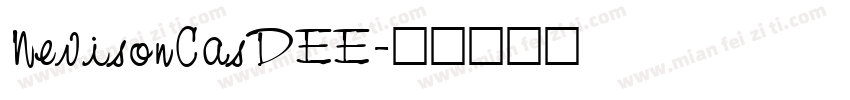 NevisonCasDEE字体转换