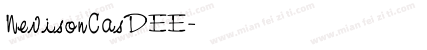 NevisonCasDEE字体转换