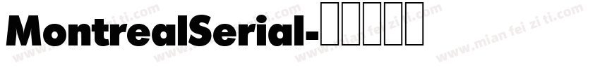MontrealSerial字体转换