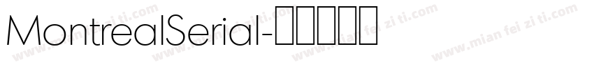 MontrealSerial字体转换