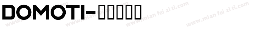 Domoti字体转换