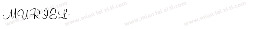 MURIEL字体转换
