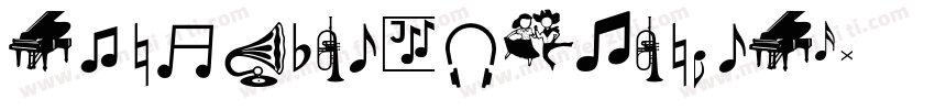 MusicalSymbolsPSMT字体转换