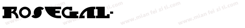 ROSEGAL字体转换