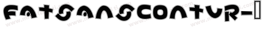 FatsansContur字体转换