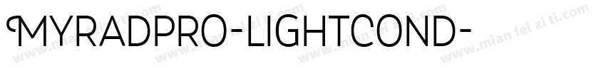 Myradpro-lightcond字体转换