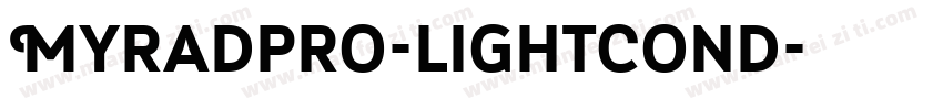 Myradpro-lightcond字体转换