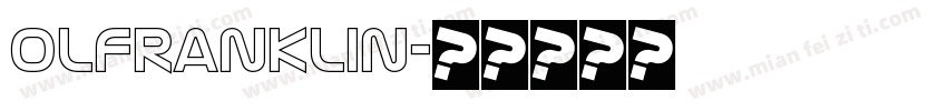 OLFranklin字体转换