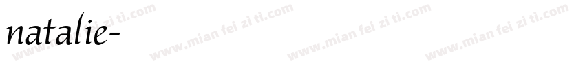 natalie字体转换