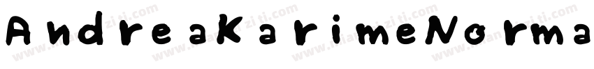AndreaKarimeNormal字体转换