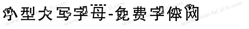 小型大写字母字体转换