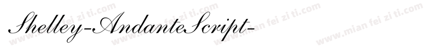 Shelley-AndanteScript字体转换