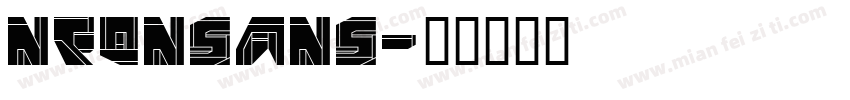 NEONSANS字体转换