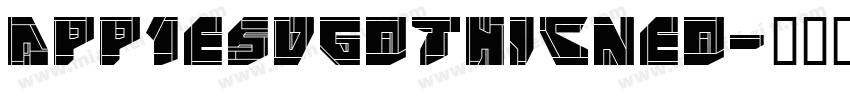 app1esdgothicNeo字体转换