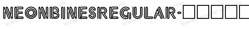 NeonBinesRegular字体转换