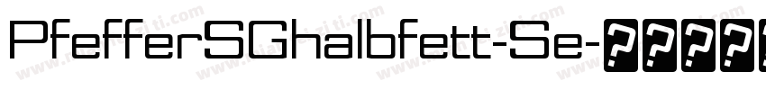 PfefferSGhalbfett-Se字体转换