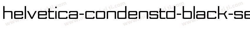 helvetica-condenstd-black-se字体转换
