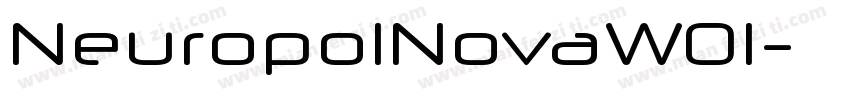NeuropolNovaW01字体转换