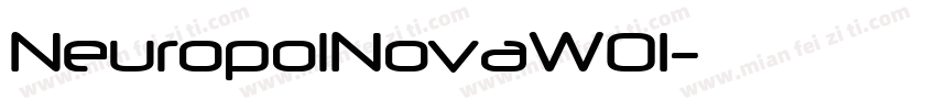 NeuropolNovaW01字体转换