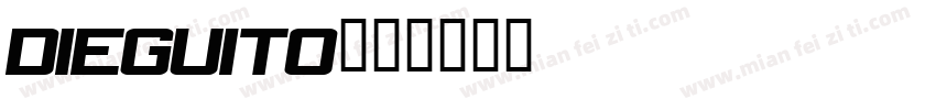 DIEGUITO字体转换