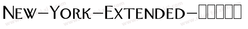 New-York-Extended字体转换