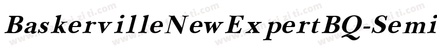 BaskervilleNewExpertBQ-SemiBold字体转换