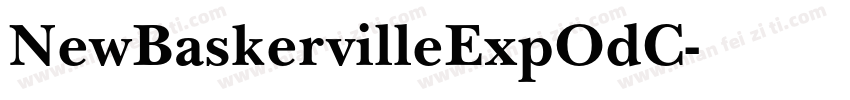 NewBaskervilleExpOdC字体转换