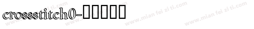 crossstitch0字体转换