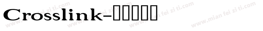 Crosslink字体转换
