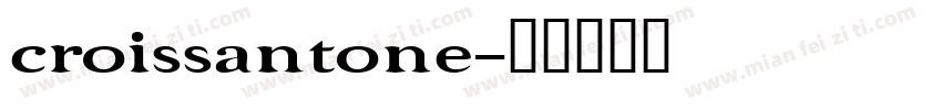 croissantone字体转换