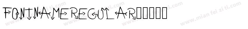 FontName-Regular字体转换